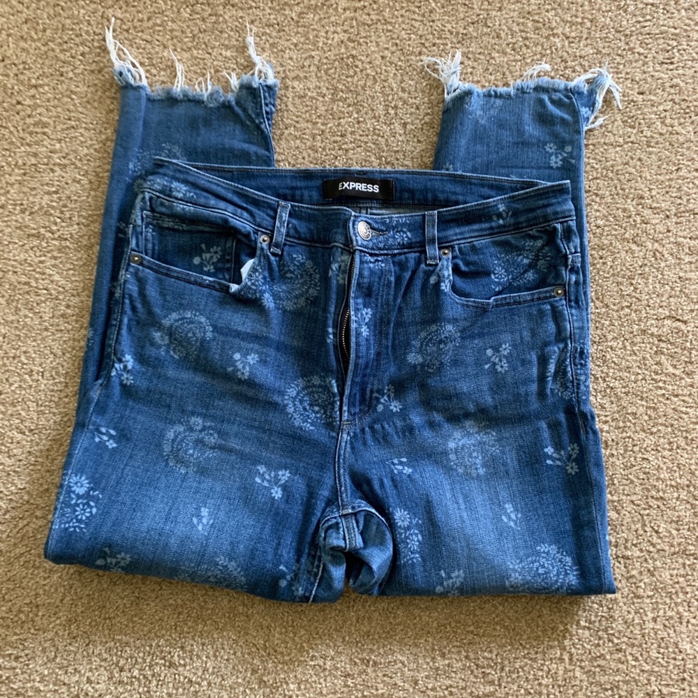 Express Jeans Cropped Legging